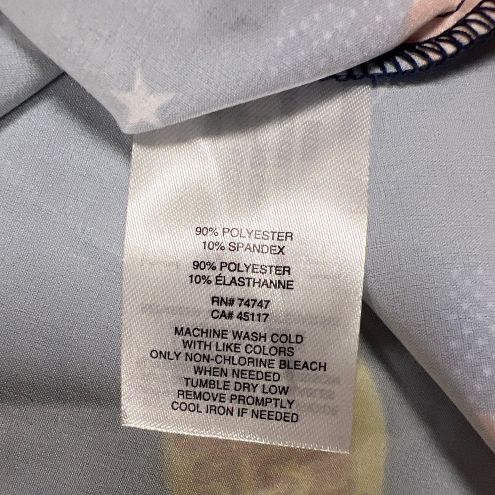 Bass Pro Shops Patriotic Fishing Shirt 2XL USA Flag Eagle July 4th Button Up NWT - Picture 9 of 10